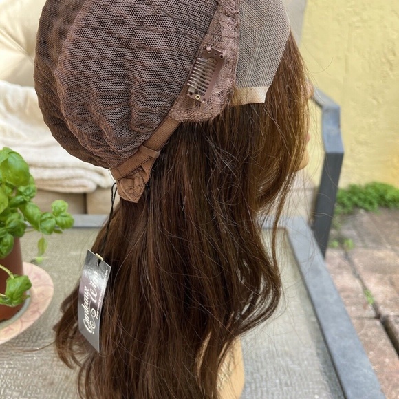 Gardeaux Wig Hair Gardeaux Wigs Deluxe Lace Top Lace Front Human Hair Wig Mediumsmall Cap